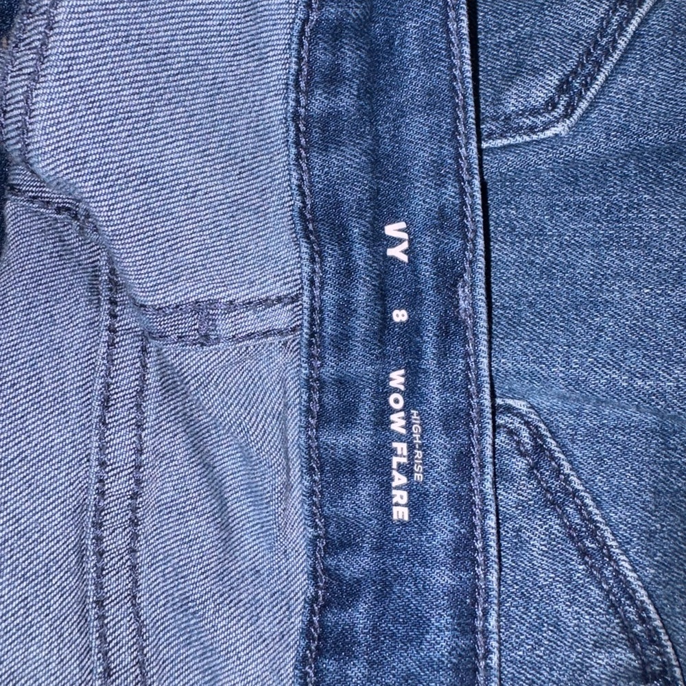 Old Navy High Rise Blue Jeans with Denim Texture